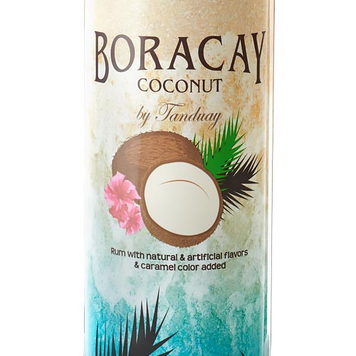Shop Tanduay Boracay Rum Coconut 750mL OldGrogram