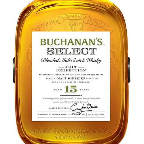Buchanan's 15 Year Old Blended Malt Scotch Whisky 750mL OldGrogram