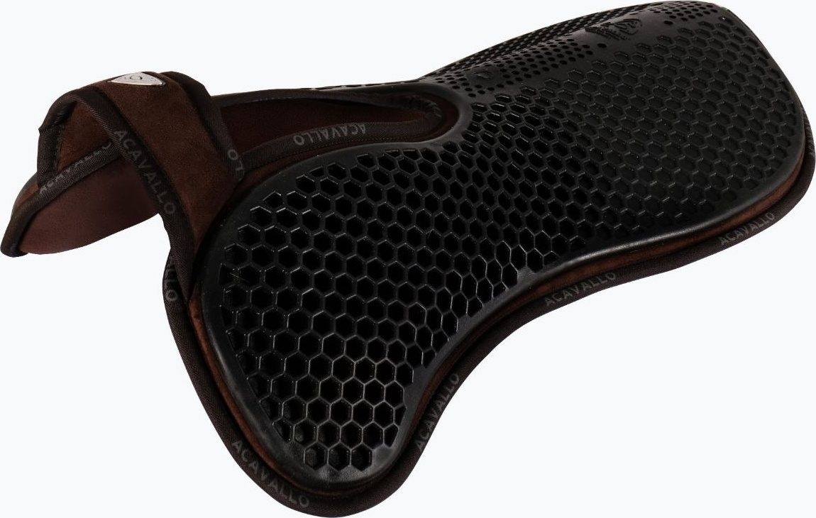 Acavallo Withers Free Hexagonal Gel Half Pad with Memory Foam Front