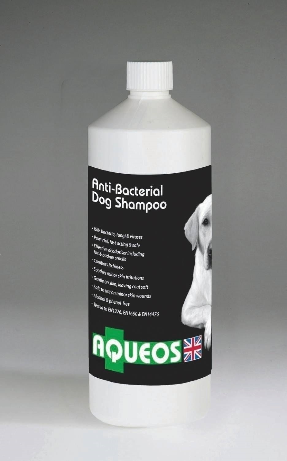 Aqueos AntiBacterial Dog Shampoo Old Mill Saddlery