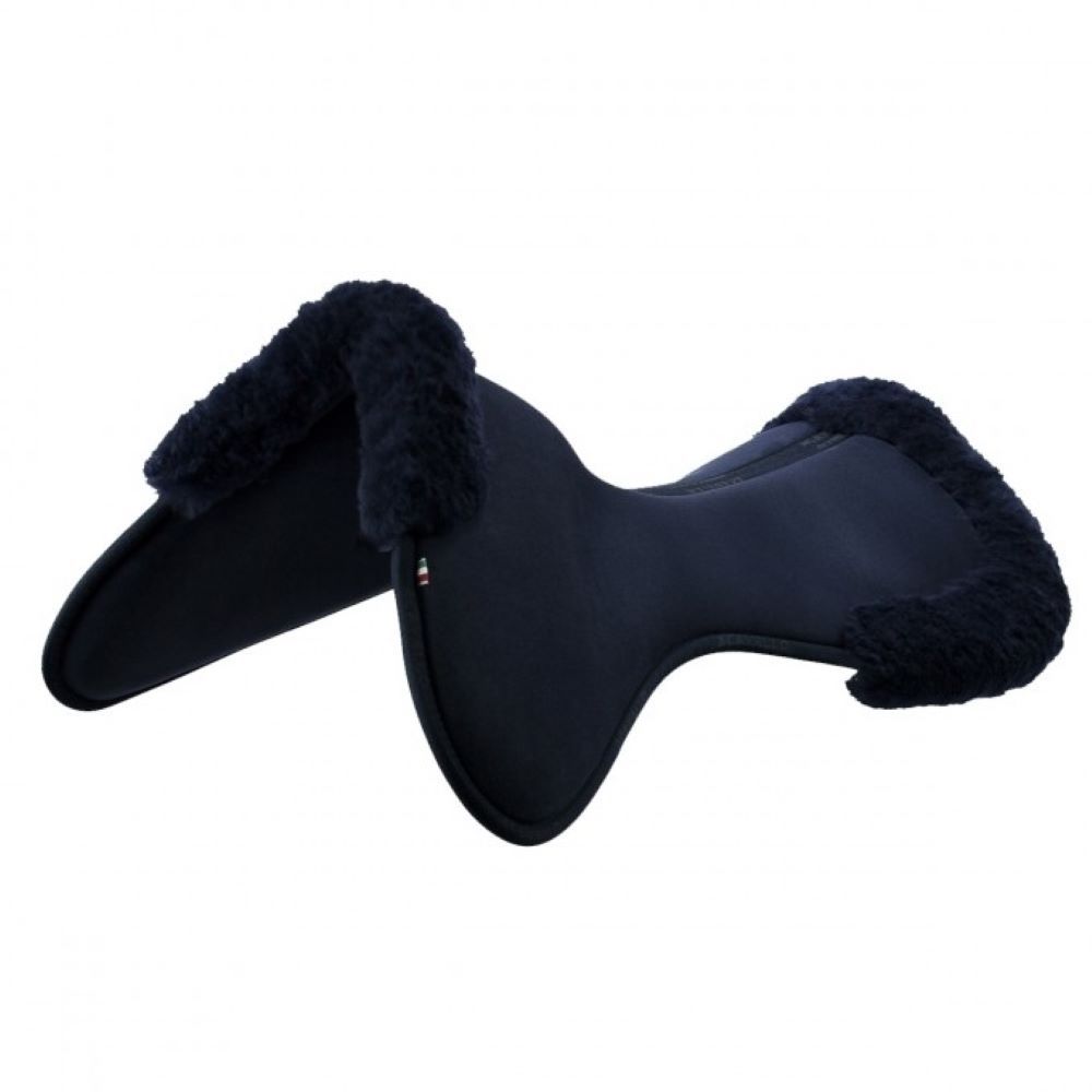 Acavallo Close Contact Memory Foam Half Pad with Sheepskin Lining Old