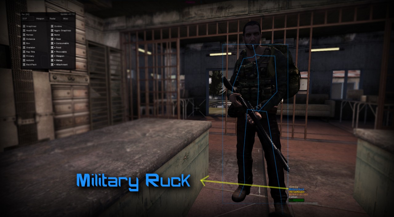 Rei WarZ ESP Overlay Hack v0.9.0 Downloads OldSchoolHack Game