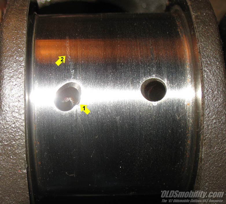 Crank oil hole chamfer...need some advice (w/pics)