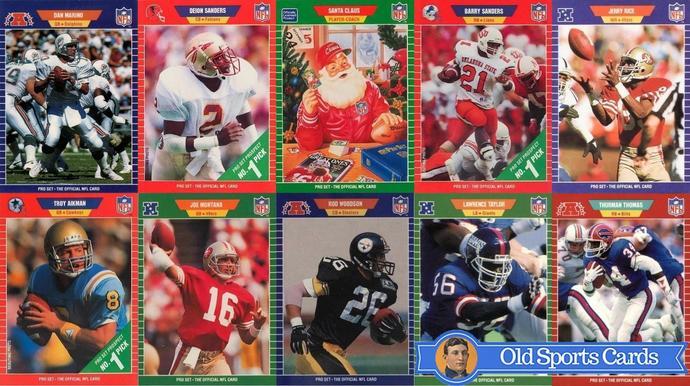 Dealing full price reduction All 12 1991 Beckett Football Card