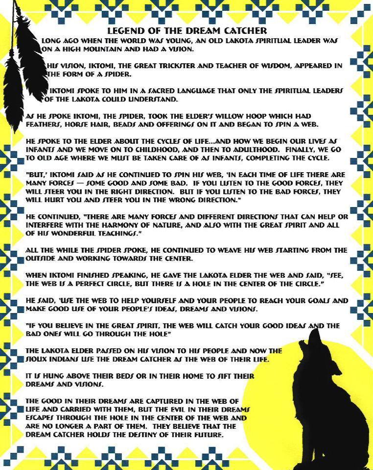 LEGEND OF THE DREAM CATCHER