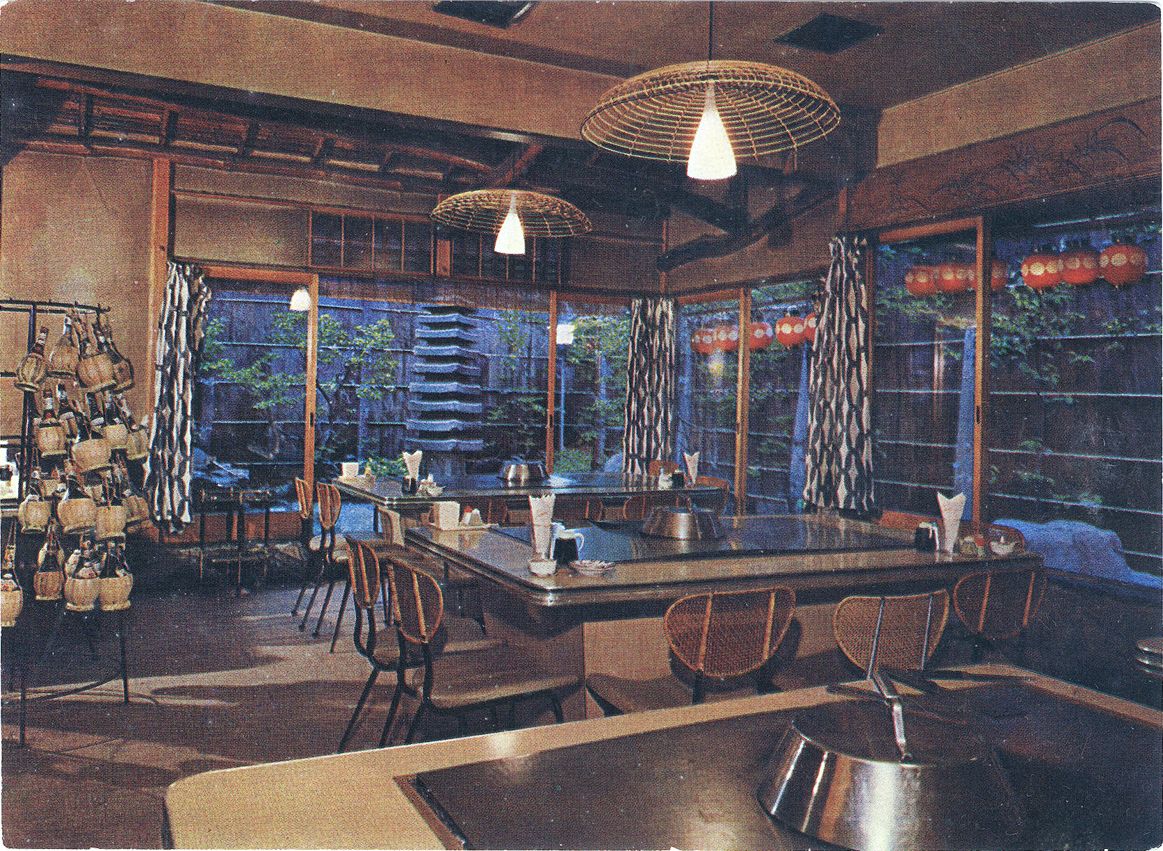 Steak House Akasaka Misono, Akasaka, Tokyo, c. 1970. Old Tokyo