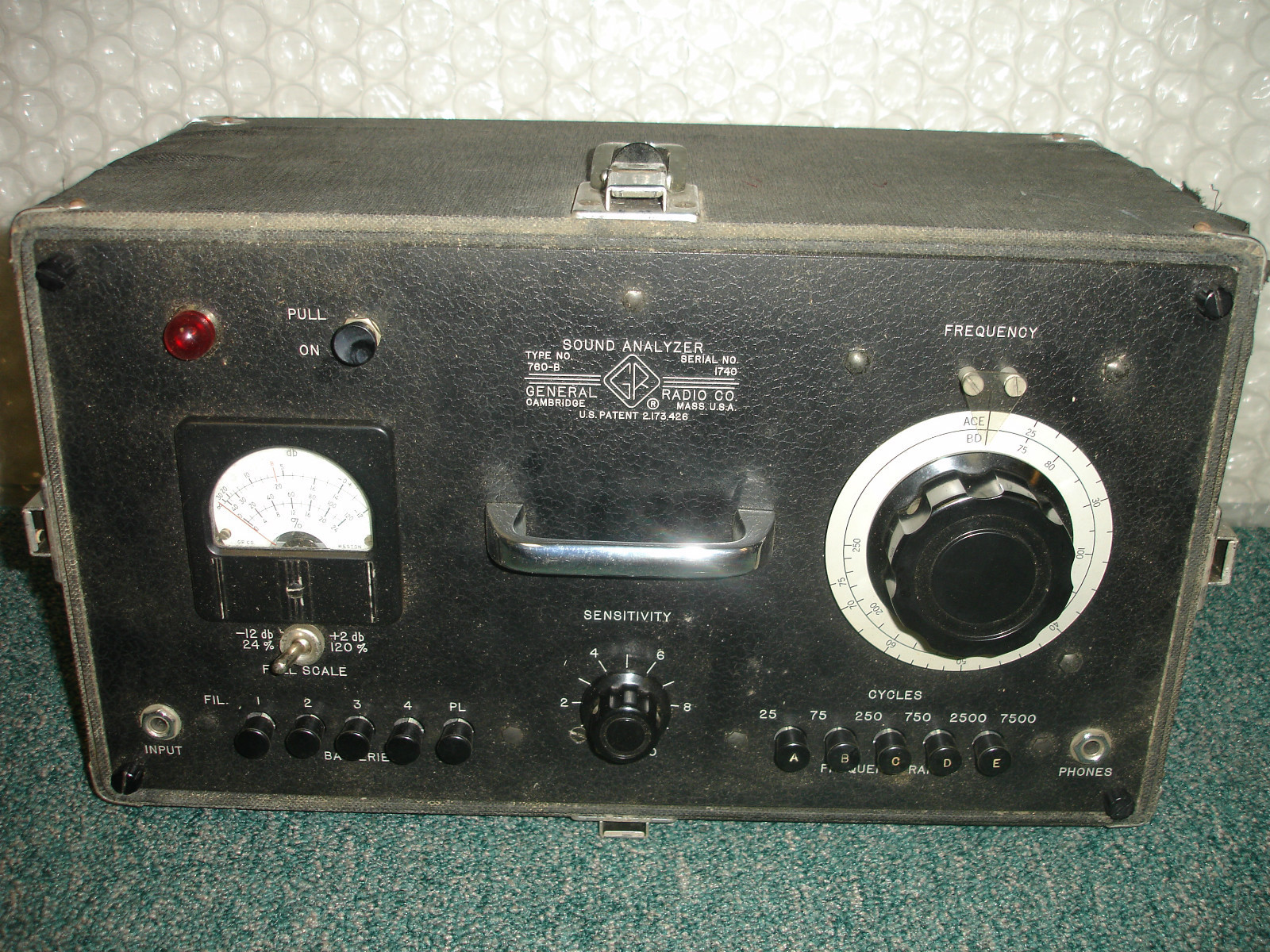 General Radio Company 760 Sound Analyzer The Old Tube Radio Archives