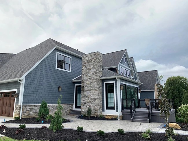 Home Spotlight 1 Canton, Ohio Modern Shingle Style Custom Home
