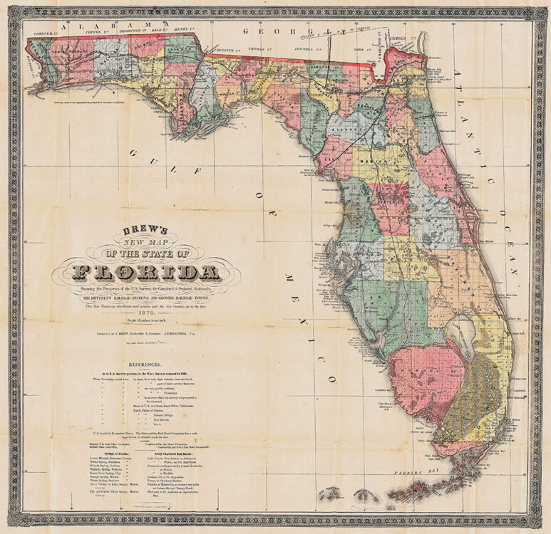 Florida State Maps: 1820-1839 University of South.