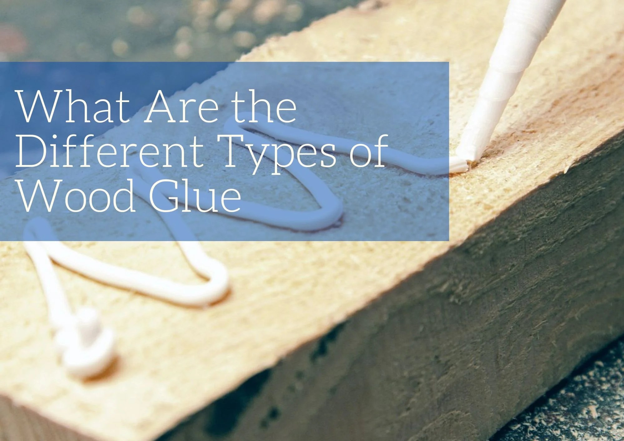 What Are the Different Types of Wood Glue Old World Timber