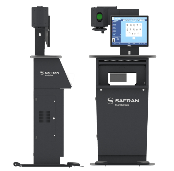 MorphoTrak Custom Selfservice Kiosk Olea Kiosks Inc.