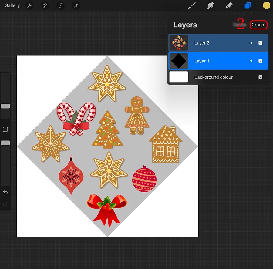 The easiest way to make a repeating pattern in Procreate