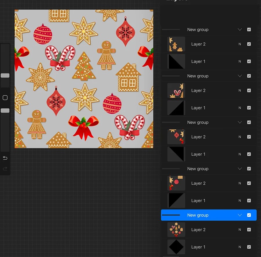 The easiest way to make a repeating pattern in Procreate