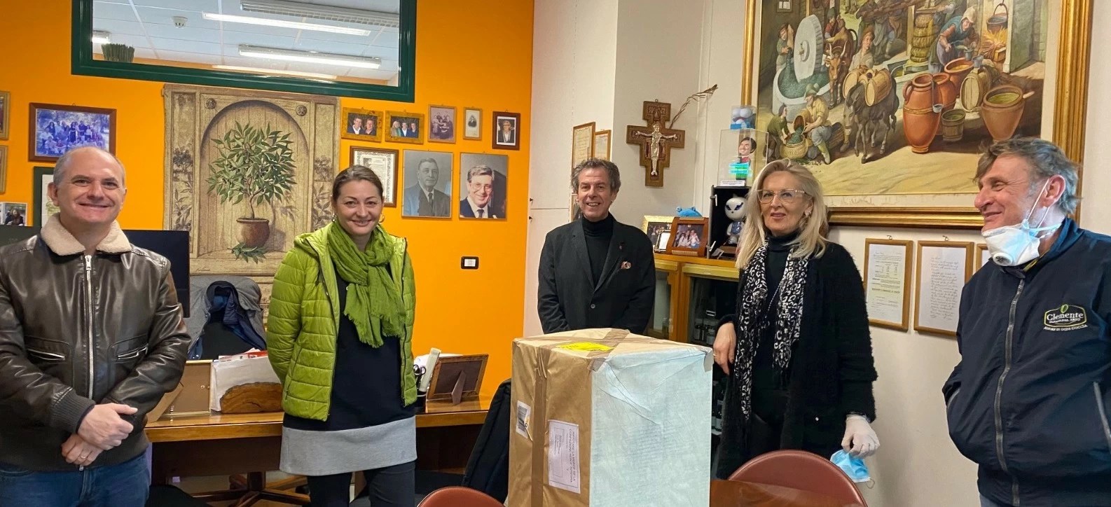 Olearia Clemente dona un ventilatore polmonare all'Ospedale San Camillo De Lellis di Manfredonia