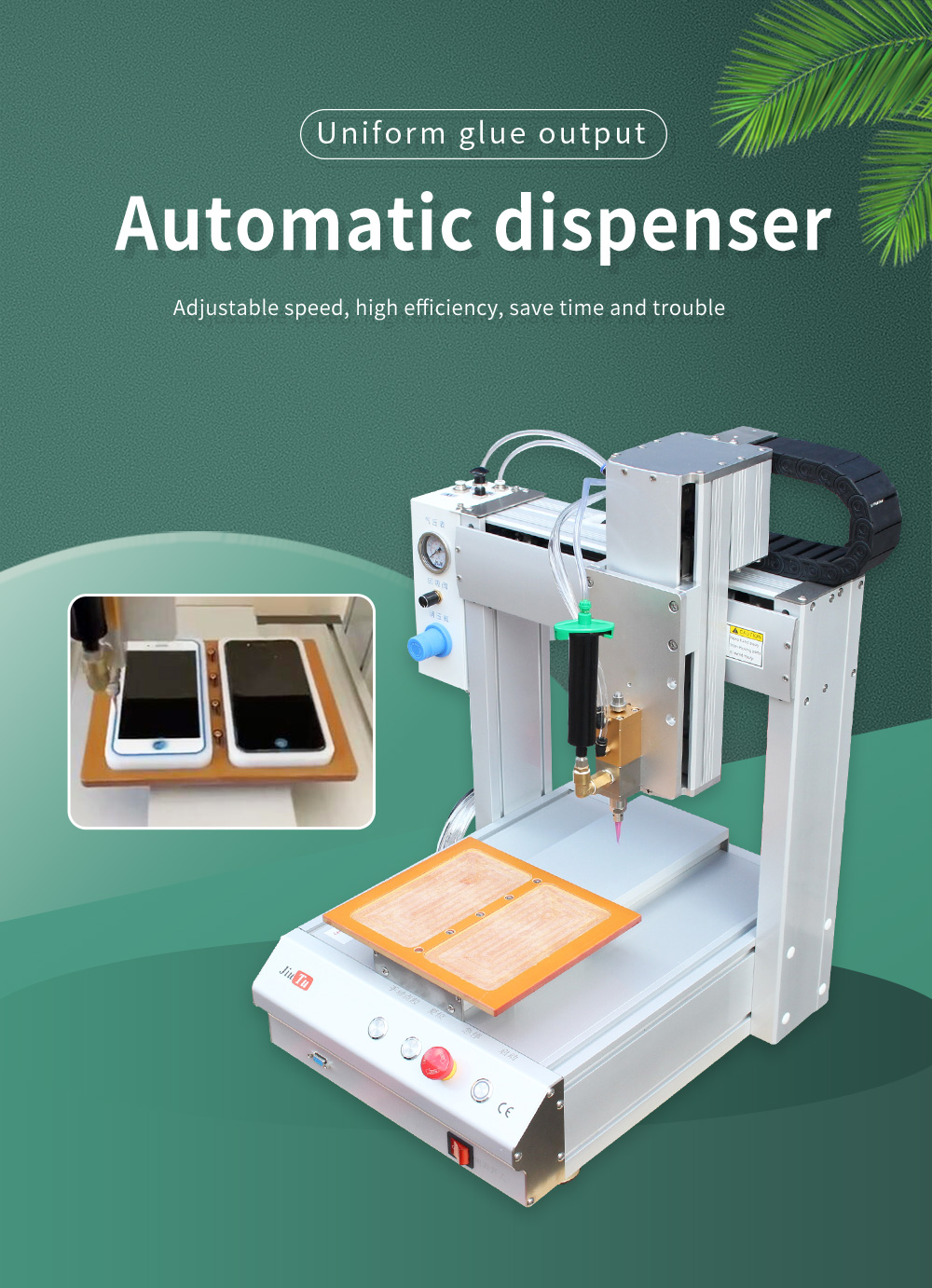China Automatic Glue Dispenser Robot Machine 3 Axis Aluminum Alloy