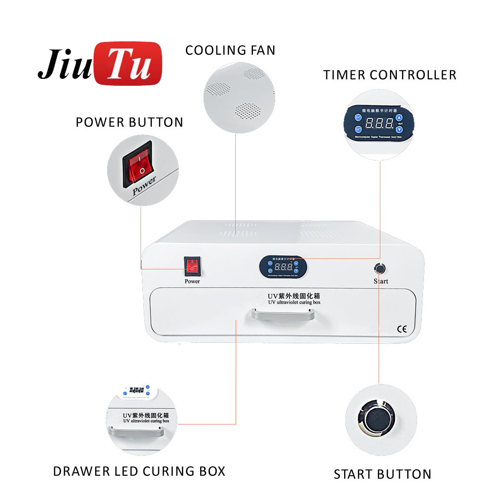 China Mobile Phone LCD Screen Repair UV Curing Lamp 48pcs LED Lights