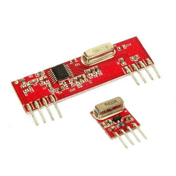 RF Wireless Transmitter Receiver Module (Red) 433 MHz Olelectronics
