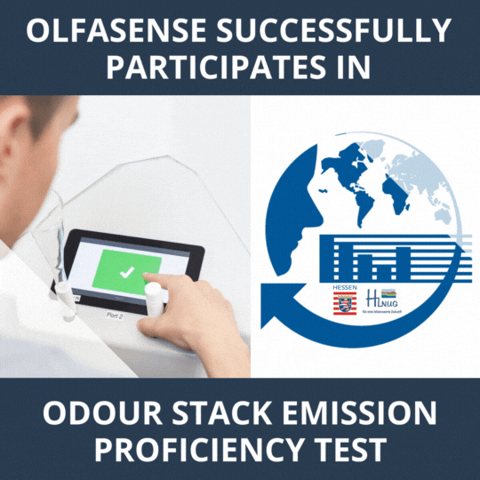 Successful participation in EN 13725 proficiency test Olfasense