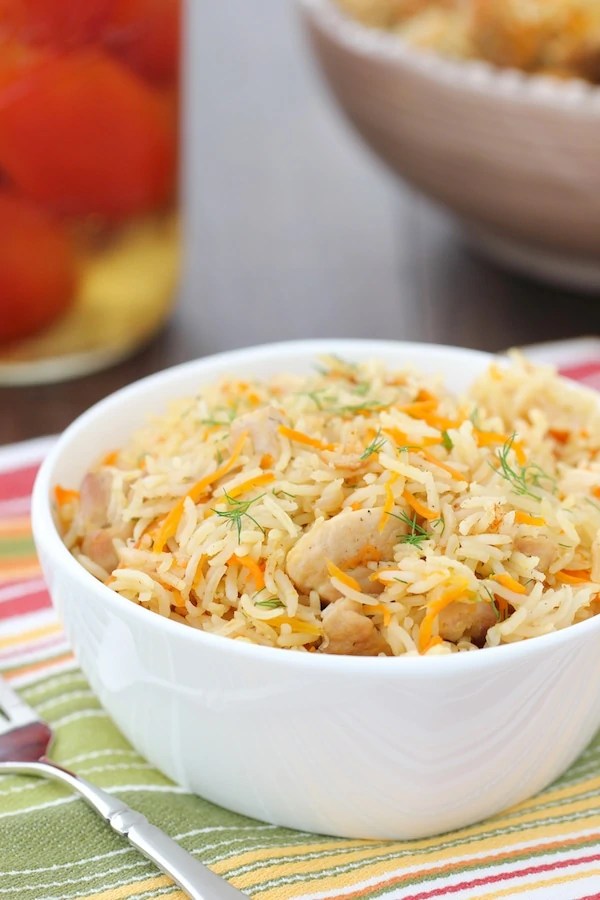 Chicken and Rice Pilaf (Plov) Olga's Flavor Factory