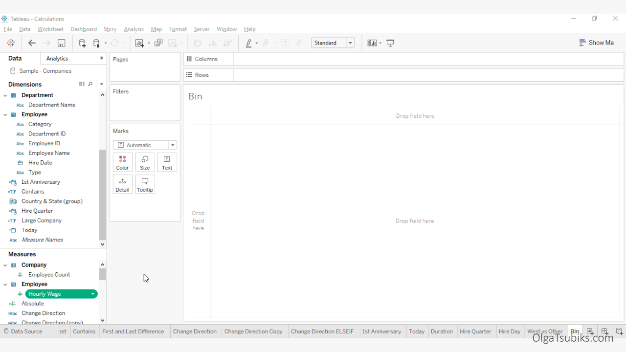 Create Groups, Bins, Hierarchies, Sorts, And Filters In Tableau