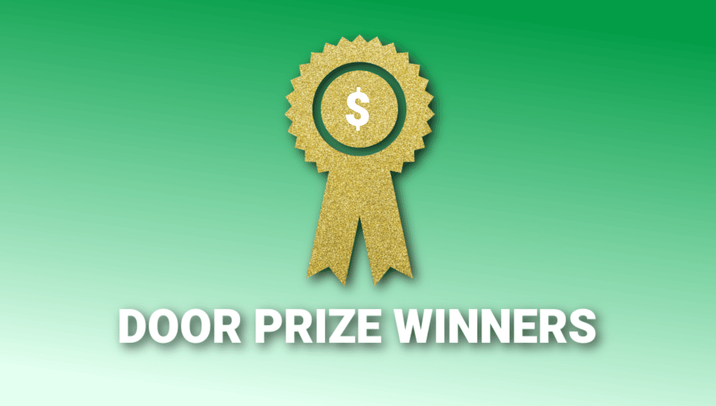 Congratulations to the 49th Annual Shareholder Meeting Door Prize