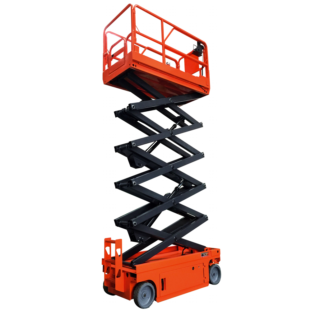 Selfpropelled Scissor Work Platforms Glass lifter,Forklift truck