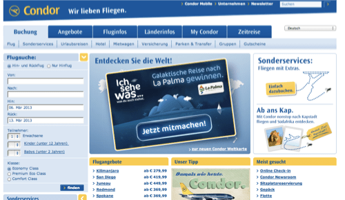 Condor Gutschein