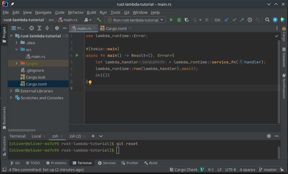 How to build and deploy AWS Lambda in Rust Oliver Looney