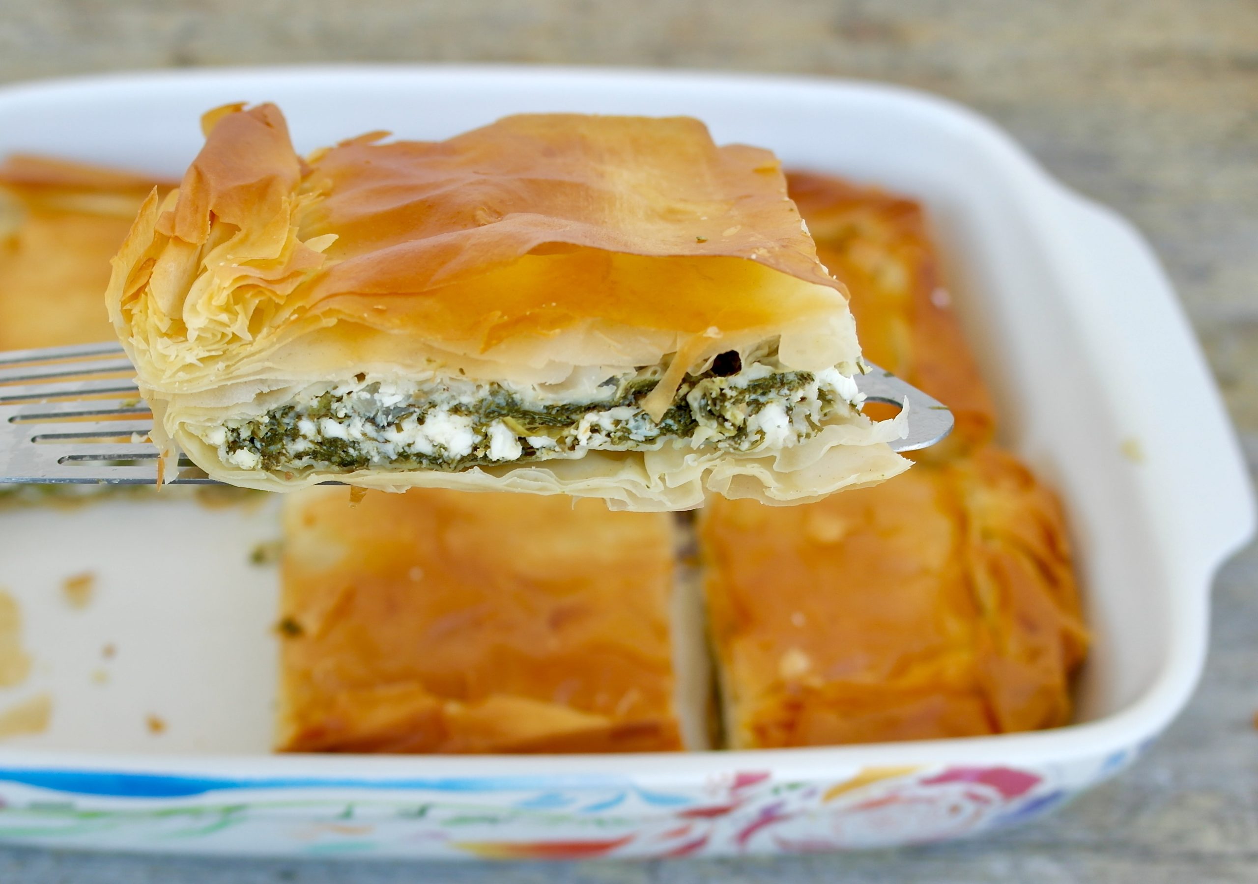 Authentic Spanakopita Recipe Greek Spinach and Feta Pie Olive Tomato