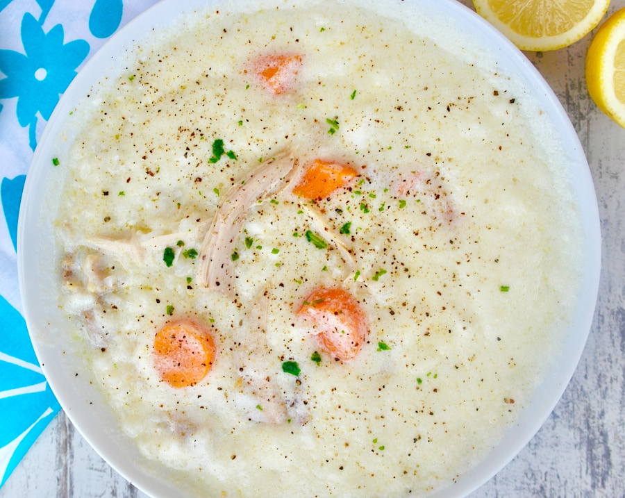 The Ultimate and Authentic Avgolemono Soup Creamy Greek Lemon Chicken