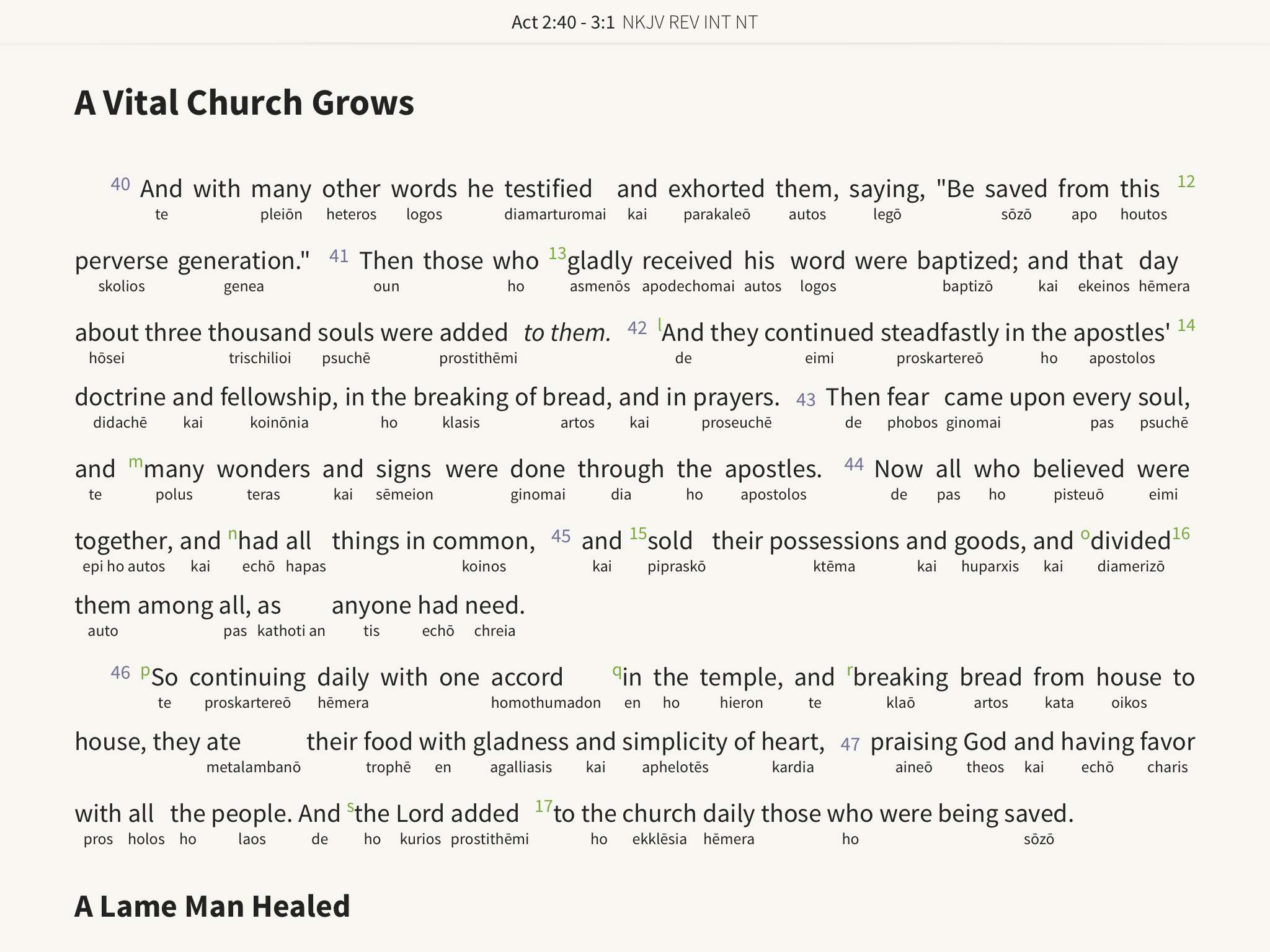 What Is An Interlinear Bible? Bible Gateway Blog, 58 OFF