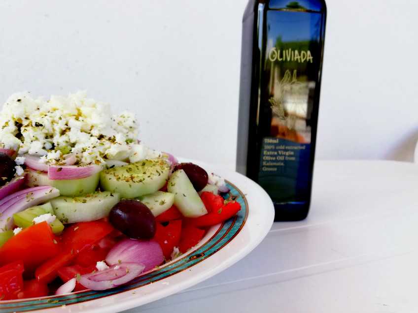 Greek Salads With Or Without Feta Cheese 2 Yummy Recipe Variations