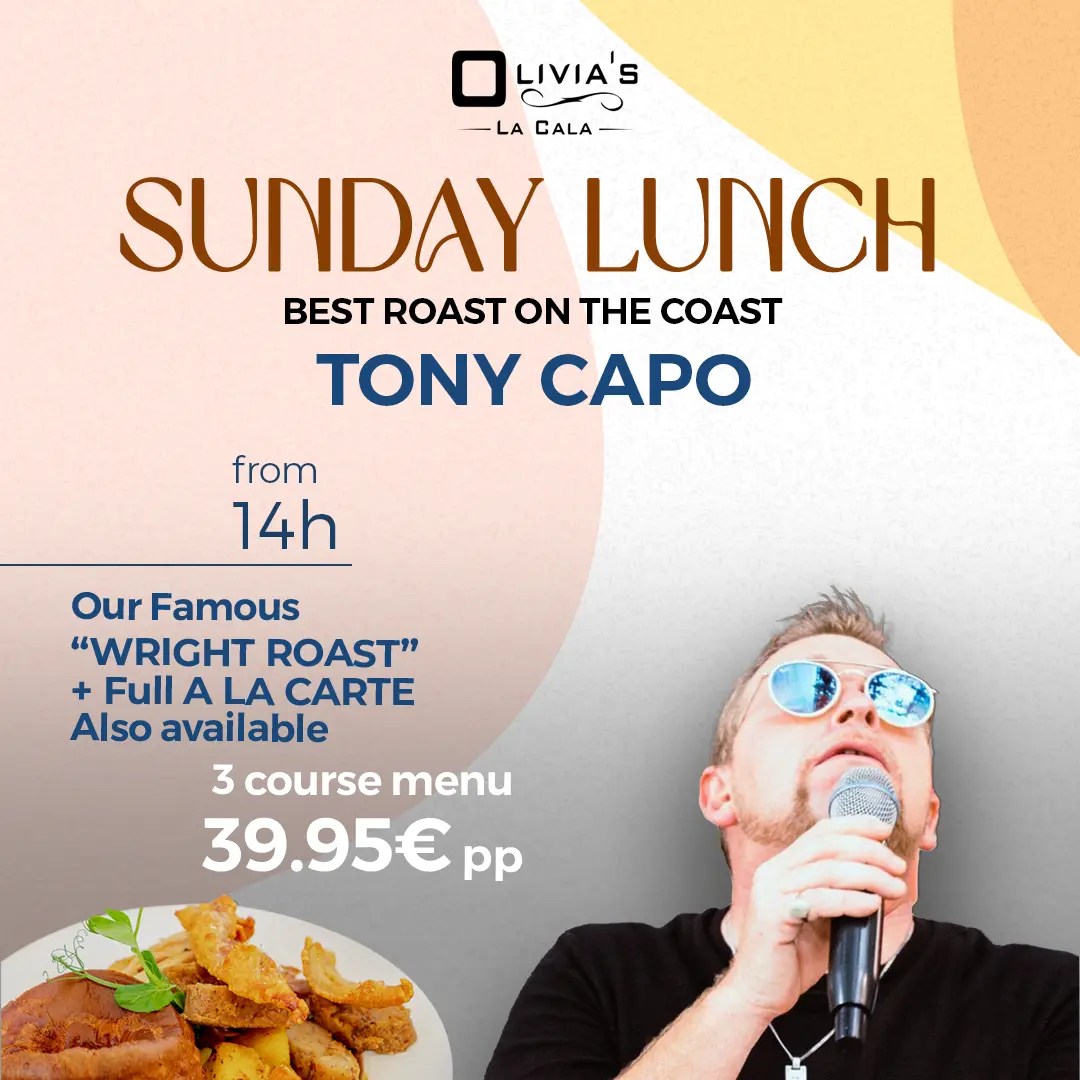 Sunday Lunch with Tony Capo Aug 27, 2023 Olivia's La Cala