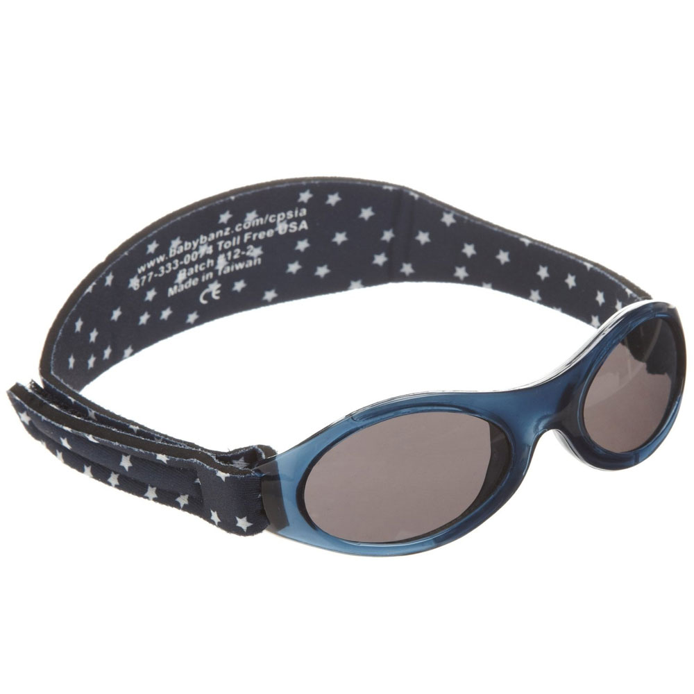 Baby Banz Navy Star UV Protective Sunglasses for Babies aged 02 Years