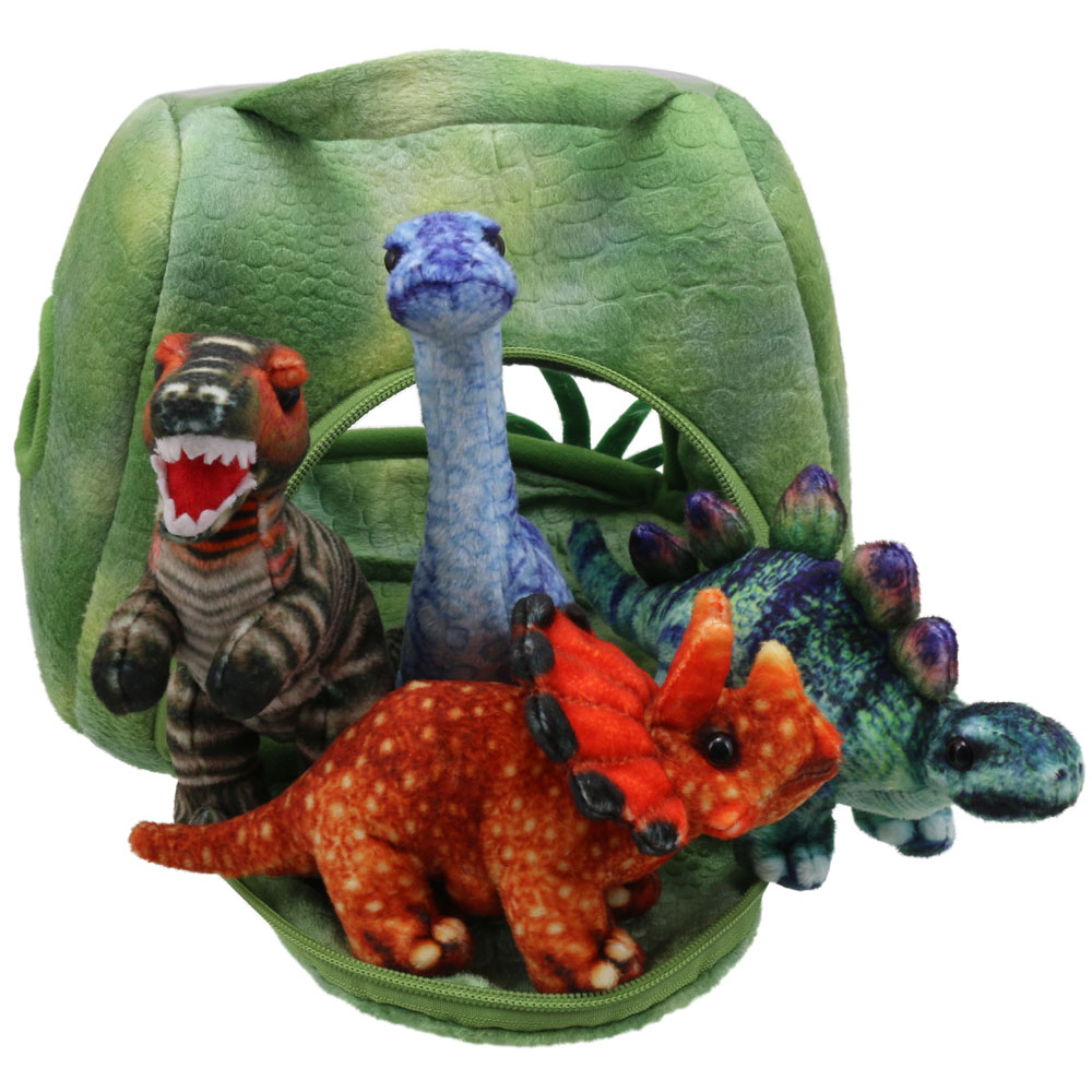 Dinosaur House Finger Puppet Set The Puppet Company