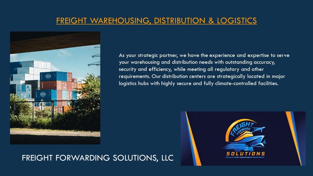 Freight Forwarding Solutions LLC olofamily