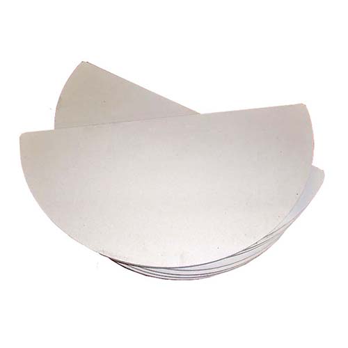 23" Gas Kiln ShelvesHalf round Electric, Gas, and Glass Firing Kilns