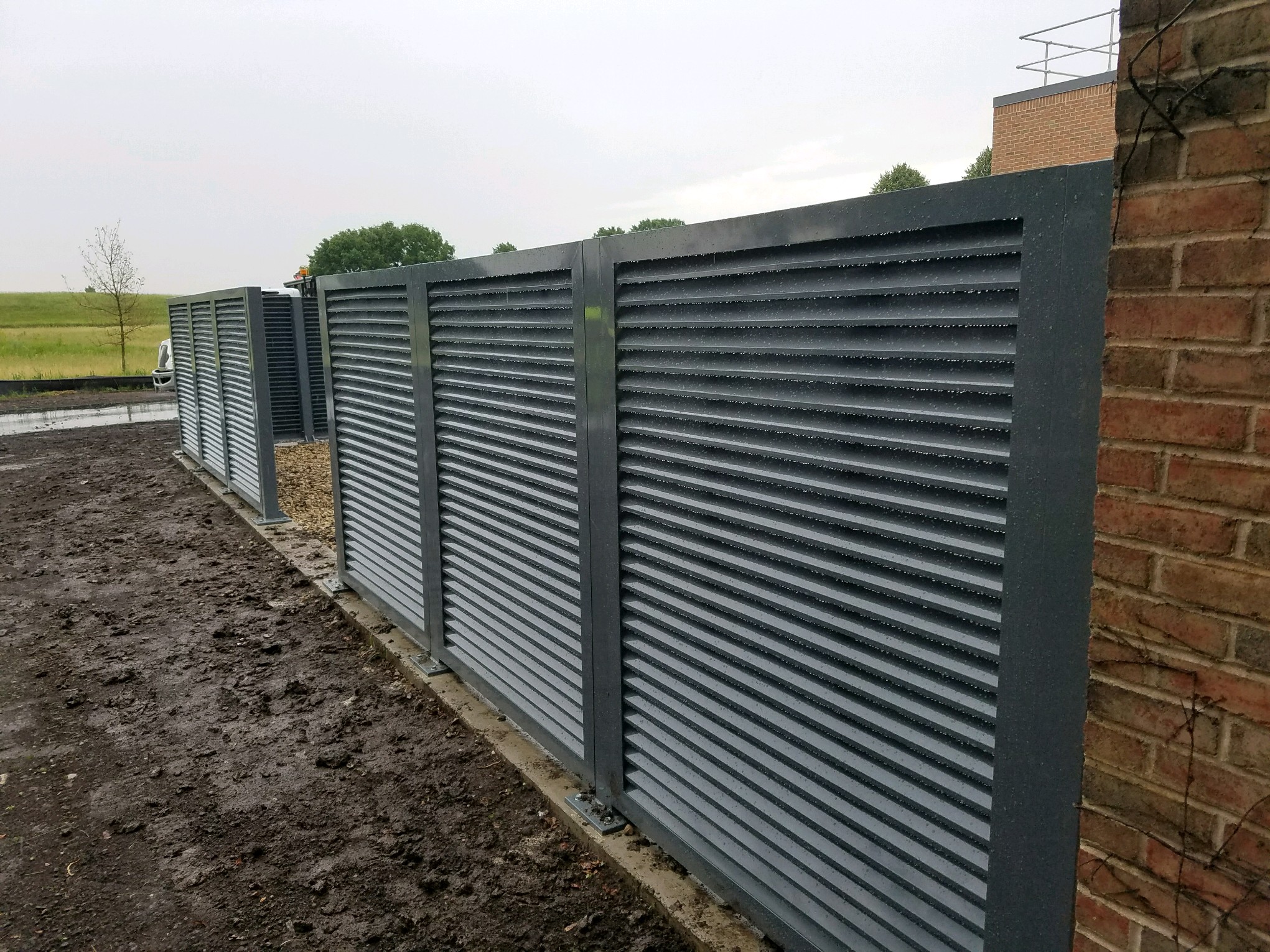 Louvered Panels for Data Centers in Omaha American Fence Company of