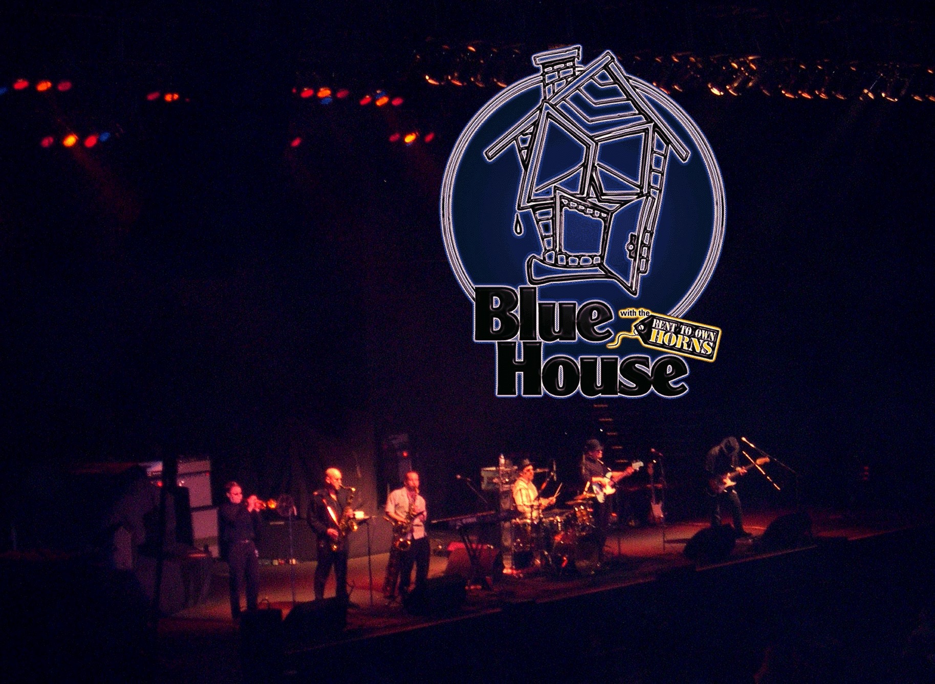Blue House with the Rent to Own Horns at Alley V Omaha Musicians