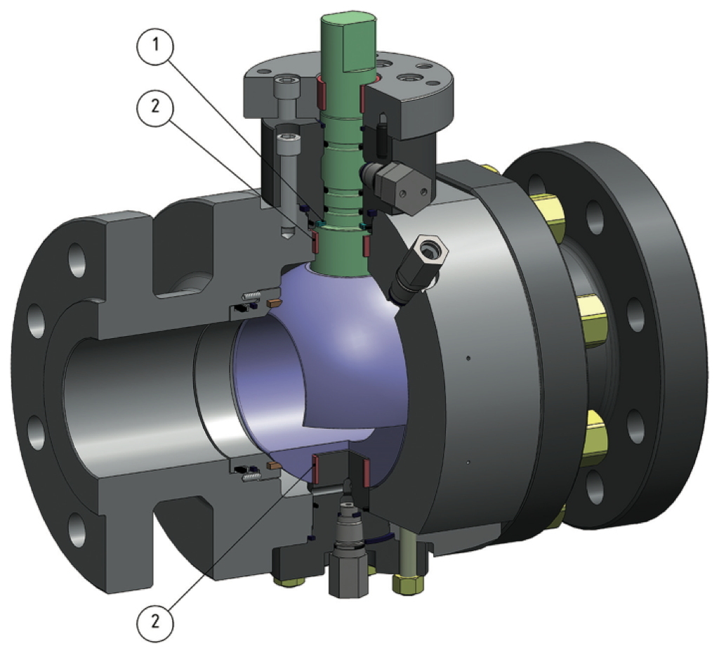 SUPREME Trunnion ball valve