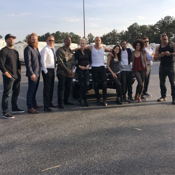First Look Vin Diesel shares photo of entire cast of 'Fast 8' OMEGA