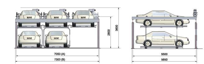 Two Level Puzzle Parking System Omega Engineering