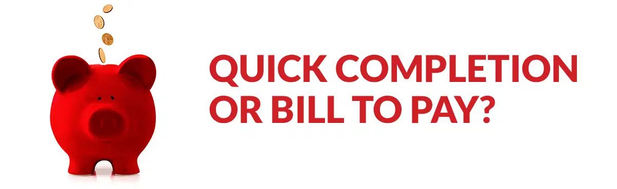 Quick Completion or bill to pay? Omega Commercial Solutions Limited