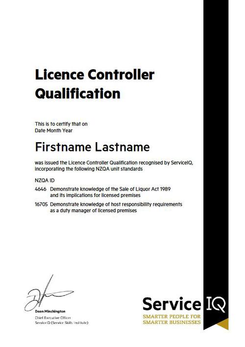 LCQ Course, LCQ Training, License Controller Qualification