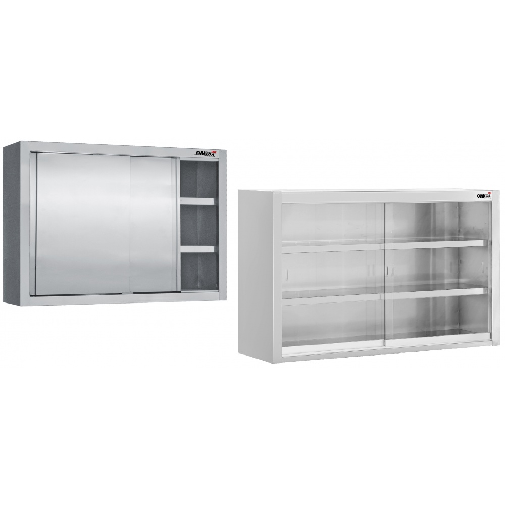 OMEΓΑ One.gr Stainless Steel Sliding glass or stainless steel Doors