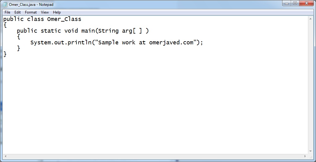 Java Program Structure and Data Types Java Tutorial Omer Javed E