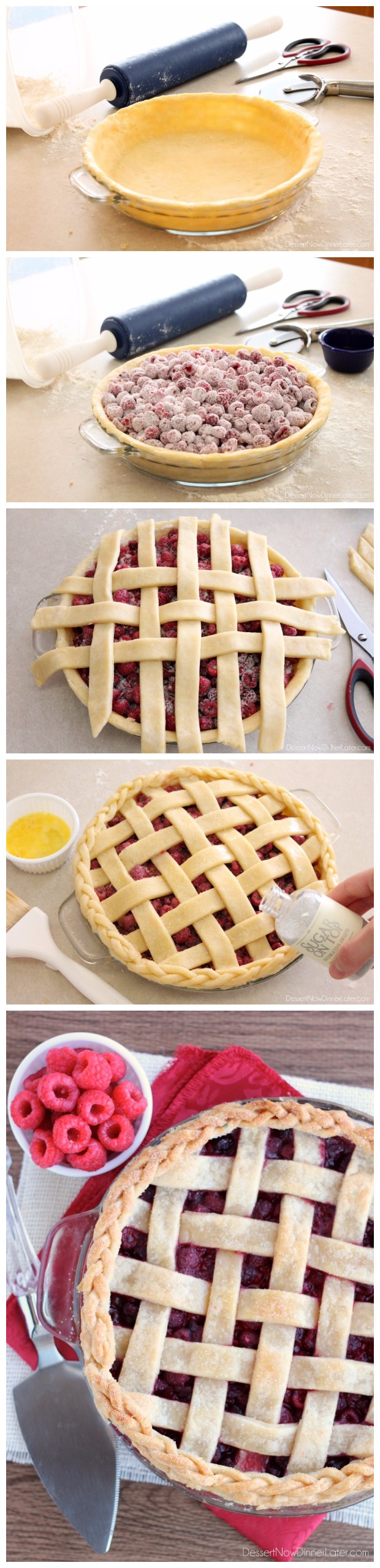 Lattice Pie Crust Tutorial OMG Cheese