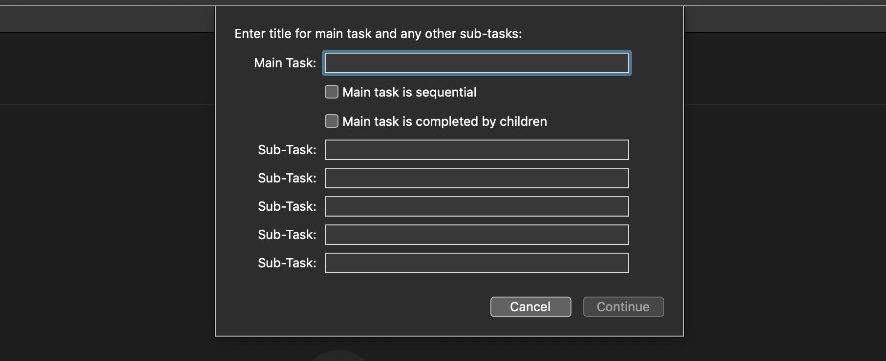 Omni Automation PlugIn Task with Tasks