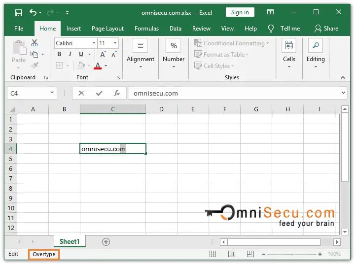 Excel Status Bar explained in detail