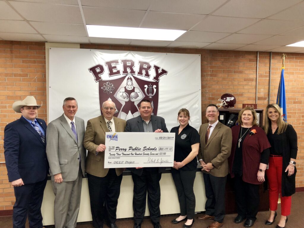 DEEP Rebate Awarded to Perry Public Schools Oklahoma Municipal Power